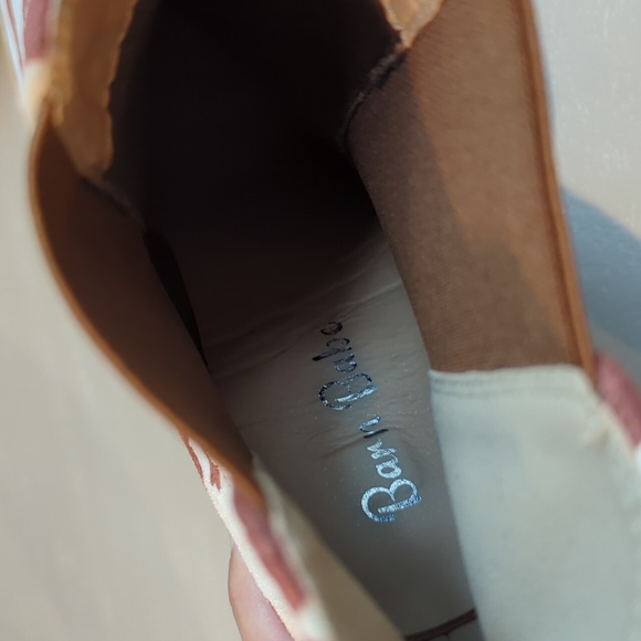 Barn Babe Cow Print Ankle Boots Brown White Block Heel size 10 - Picture 9 of 10